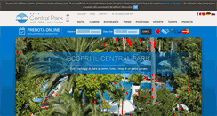 Desktop Screenshot of centralparkhotel.it