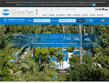 Tablet Screenshot of centralparkhotel.it